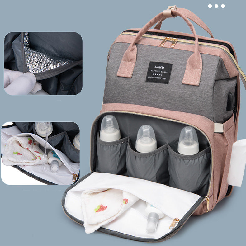 Hushybox™ 3-in-1 Diaper Backpack